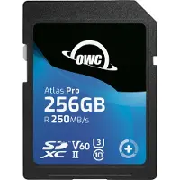 OWC 256GB Atlas Pro SDXC UHS-II V60 geheugenkaart