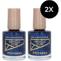 Max Factor Miracle Pure Priyanka Nagellak - 830 Starry Night (set van 2)