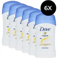 Dove Original Deodorant Roller - 6 x 50 ml - Voordeelverpakking