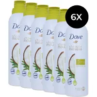 Dove - Shower Mousse - Coconut Oil - 6 x 200 ml