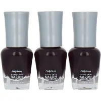 Sally Hansen Complete Salon Manicure Mini 3 x 5 ml Nagellak - 660 Pat On The Black (set van 3)