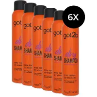 Schwarzkopf Dry Shampoo Extra Texture - 6 x 200 ml