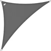 Buitenkado schaduwdoek 4x5x6,8 driehoek antraciet