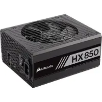 Corsair 850W Professional Series HX850 PSU, vloeistofdynamische lagering, volledig modulair, 80+ Platinum