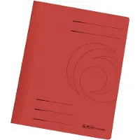 Herlitz Snelhechter A4 Rood Karton Gerecycled 10 Stuks