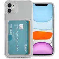 IMoshion Softcase Backcover met pasjeshouder voor de Apple iPhone 11 - Transparant