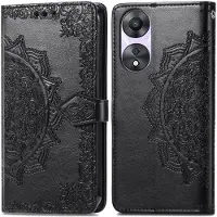 IMoshion Mandala Bookcase voor de Oppo A58 - Zwart