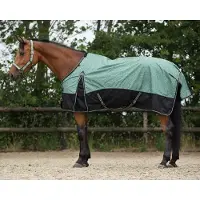 QHP Regendeken turnout collection 0gr - maat 125/165 - meadow