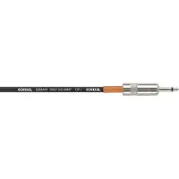 Cordial CPI0.6ZZ Peak Minijack (3.5 mm TS) mono patch kabel zwart 60 cm