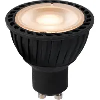 Lucide MR16 - Led lamp - Ø 5 cm - LED - GU10 - 1x5W 2700K - Dag/nacht sensor - Zwart