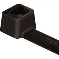 Hellermanntyton 111-04889 T50R-PA66W-BK Kabelbinder 200 mm 4.60 mm UV-gestabiliseerd 100 stuk(s)