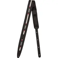 Fender Paramount Acoustic Leather Strap Black - Gitaarband