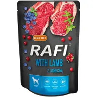 Rafi Adult - Natvoer Hond - Lam, Bosbes & Cranberry - Graanvrij - 300g