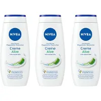 Nivea | 3 x 250 ml Aloe Vera Creme douchegel |
