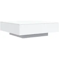 vidaXL Salontafel 100x100x31 cm bewerkt hout wit