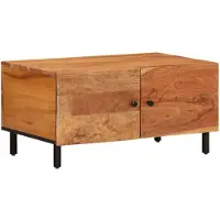 vidaXL Salontafel 80x50x40 cm massief acaciahout