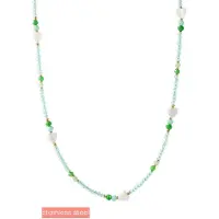 Go Dutch Label Collier hearts beads Mint