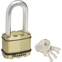Master Lock hangslot Excell gelamineerd stalen 52mm + beugel 51mm