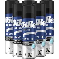 Gillette Scheergel - Series - Cleansing with Charcoal 6 x 200 ml