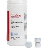 Eccellente 2-in-1 reinigingstabletten voor koffiezetapparaten 3,5 gram (25 stuks)