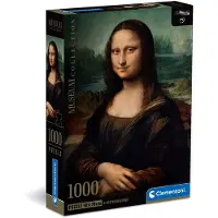 Clementoni Puzzel 1000 Mona Lisa Leonardo compact box