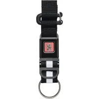 Chrome - Accessoires - Mini Buckle Keychain Black Black voor Heren - Zwart