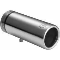 Ulter Sport Uitlaatsierstuk - Rond 50mm - Lengte 100mm - Montage 30-40mm - RVS