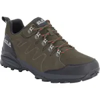 Jack Wolfskin Lage schoen 'Refugio' olijfgroen / zwart / wit