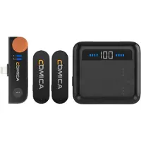Comica Vimo S MI Draadloos Microfoonsysteem met 2 zenders voor iOS