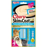 Inaba Ciao Churu Churu Kat Huid & Vacht Sint-jakobsschelp & Tonijn 56 Gr