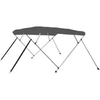 vidaXL Biminitop 4-boogs 243x180x137 cm antracietkleurig