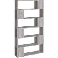 vidaXL Boekenkast/kamerscherm 100x24x188 cm grijs sonoma eikenkleurig