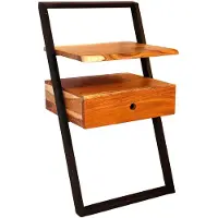 Hoyz nachtkastje lean zwart/ 45x35x77