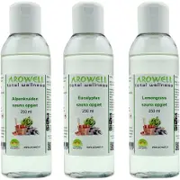 Arowell - Alpenkruiden Eucalyptus Lemongrass sauna opgiet saunageur opgietconcentraat - 3x 250 ml