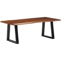 DKD Home Decor Salontafel, honingbruin, 110x55x40 cm, massief acaciahout