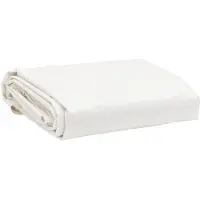 vidaXL Dekzeil 650 g/m² 5x7 m wit