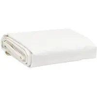 vidaXL Afdekzeil, wit, 1,5 x 2 meter, 650 g/m²