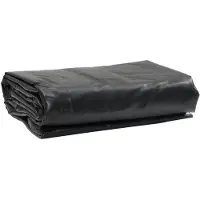 vidaXL Dekzeil 650 g/m² 5x7 m zwart