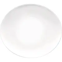 Bormioli Rocco Prometeo Ovaal Wit Bord 27x24 cm - Gehard Glas