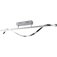 TRIO Plafondlamp Isabel 100cm lang chroom