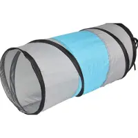 Flamingo - Kattenspeel tunnel Linz - Blauw - 50 x 25 x 25 cm