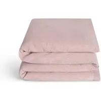 Yumeko Kinderdekbedovertrek Gewassen Linnen 120x150 Roze - Eco, Bio & Fairtrade