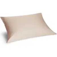 Yumeko Kussensloop Katoensatijn 70x90 Bruin - Eco, Bio & Fairtrade