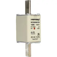 Mersen Lindner smeltpatroon (mes), DIN-grootte NH1, nom. (meet-)stroom 125A
