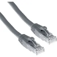 Intronics CAT6A UTP, 0,25 meter, Cat6a, U/UTP (UTP), RJ-45 connector, RJ-45 connector, grijs