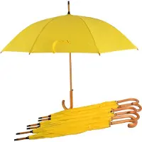 Discountershop Paraplu 7 stuks - Set van 7 Gele Automatische Paraplu's 102cm | Waterdicht & Windproof | Ideaal voor Outdoor & Perfect voor de Zon