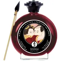 Shunga - Aardbeien & Champagne Bodypainting