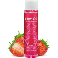 Kaalimato Hot Oil Verwarmende massagegel Aardbei 100 ml