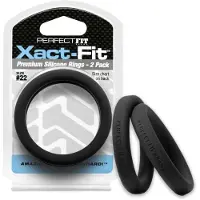 Perfect Fit - 2 Siliconen Cockringen - 58.5 mm