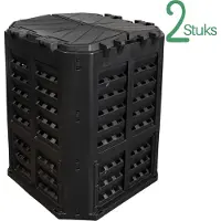 Patrol Compostvat 2 stuks - 2x 360 Liter - Compostbak - Composter - Afval Recyclen - 720 L